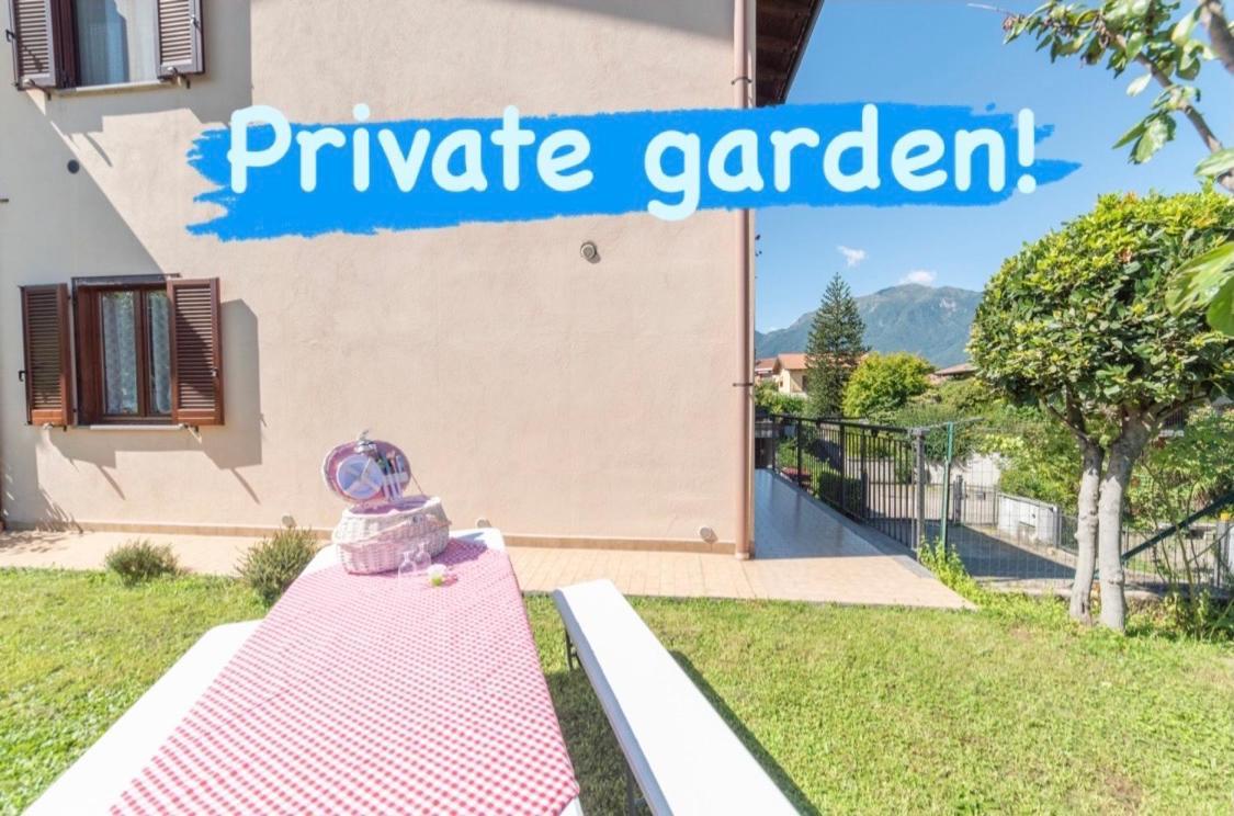 La Feriolina - Appartamento Al Lago Con Giardino Privato Baveno Exterior foto